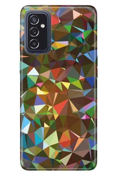 Cekuonline Galaxy M52 Case Moderna Illustrated Silicone Mosaic