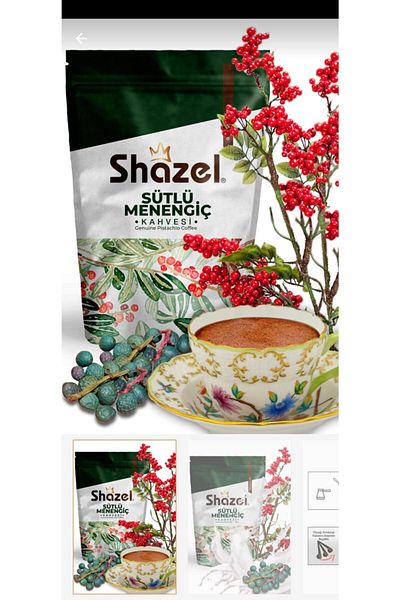 Shazel Menengic Coffee with Milk 200 Gr X 3 Pack