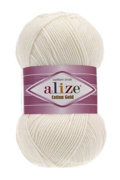 Alize Coton Gold Hand Knitting Thread 62 light cream