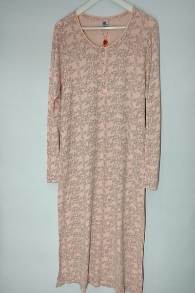 Çift Kaplan Cotton Mother Nightgown