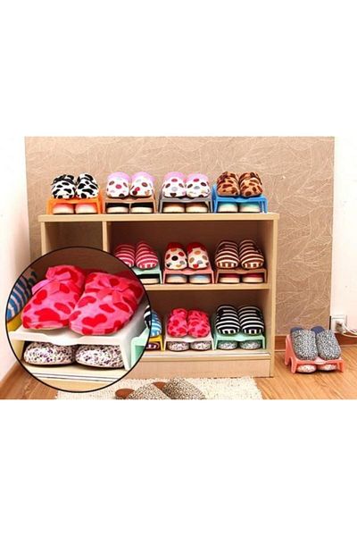 Bifirsat Shoe Organizer Plastic Shoe Stand Inside the Cabinet Shelf