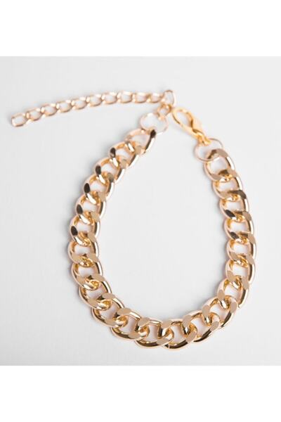 imperial accessories Kadın Gold Kalın Bileklik