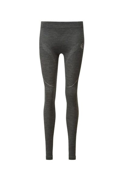 Panthzer Lenjerie de corp Longtong Primaloft pentru femei Negru/gri