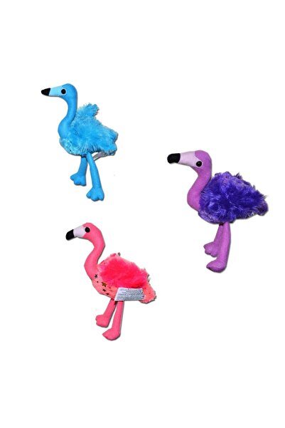 Muhtelif Flamingo Peluş Oyuncak 20 Cm Anahtarlık Boy
