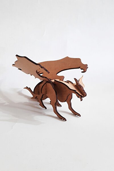 3D SERGİ Ahşap Ejderha Puzzle-yapboz Çocuklar Ve Yetişkinler Için Harika Bir Hediye 3d Üç Boyutlu