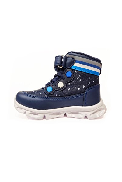 Vicco Toddlers Bebe Çocuk Işıklı Pyhlon Kışlık Lacivert Bot