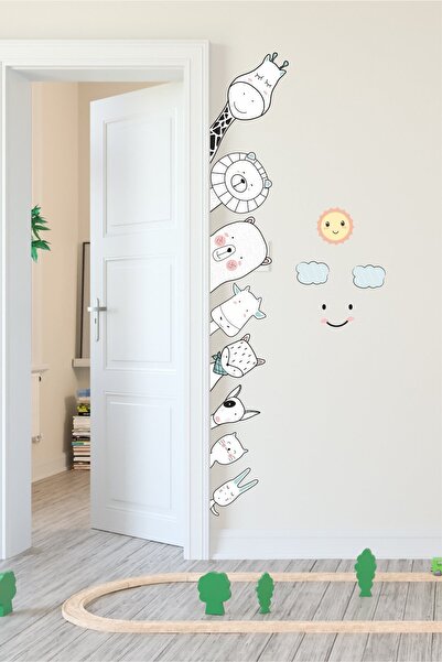 Sticker Ekspres Набір наклейок на стіну для дитячої кімнати «Милі тварини, що...