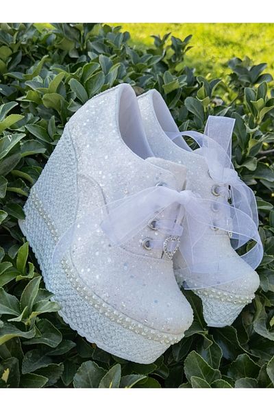 Ayakkabı Tutkusu Stilo ® Pantofi de mireasa Glitter 12cm Tocuri cu pană