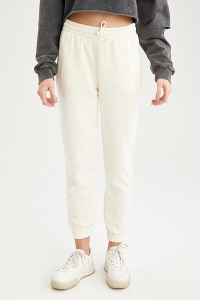 DeFacto Regular Fit Basic Lace Waist Jogger Sweatpants