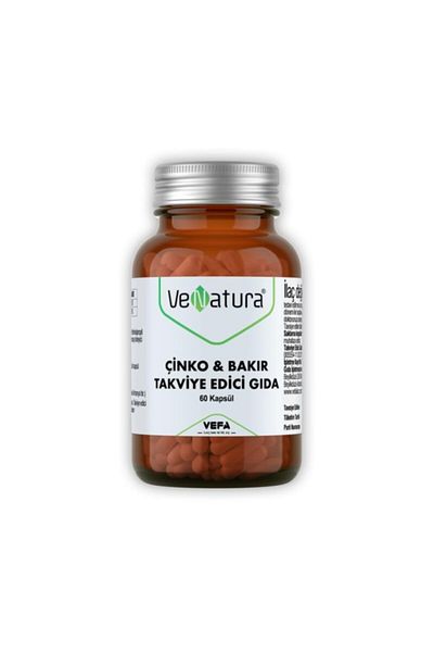 VeNatura Zinc & Copper Food Supplement 60 Capsules