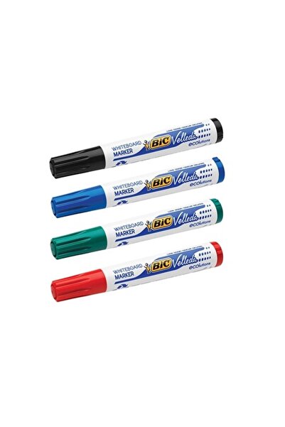 Bic Bıc Velleda 1701 Eco Yuvarlak Uç Tahta Kalemi - 4 Renk Set