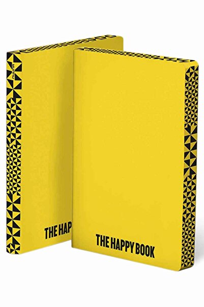 NUUNA Gray Dotted Leather Notebook Happy Book (A5 PREMIUM PAPER - 256 PAGES)