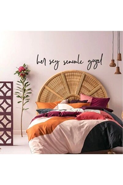 Black Wooden Everything With You Beautiful Wall Decor - 150x40cm Mdf Table For Living Room Living Bedroom