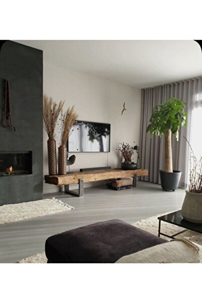 NUR AHŞAP Doğal Ahşap Tv Ünitesi