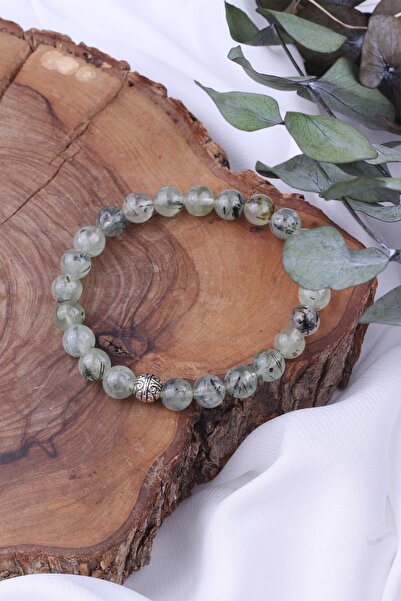 Dünya Doğal Taş Prinayt (Prehnite) Stone Bracelet