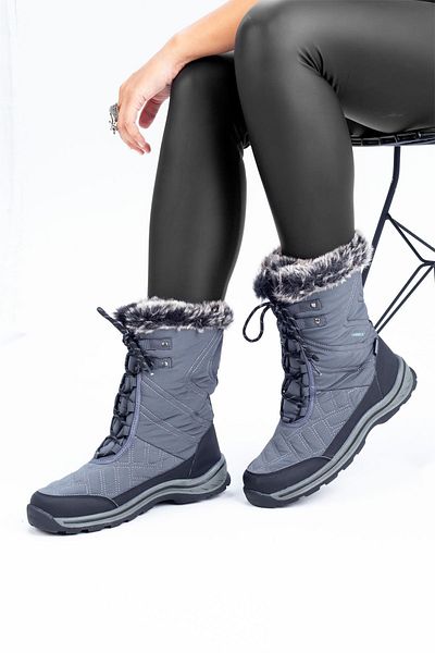 Hammer Jack 20109 Γκρι Snow Boots Φτερωτό Αδιάβροχο Αδιάβροχο