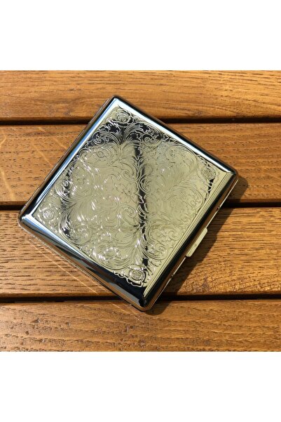 Silvio Monetti Krom Kaplama Paslanmaz Sigara Tabakası