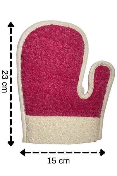 ELGALA Pouch Polyester Fingered Gloves Body Fiber Pumpkin Fiber Pink Color