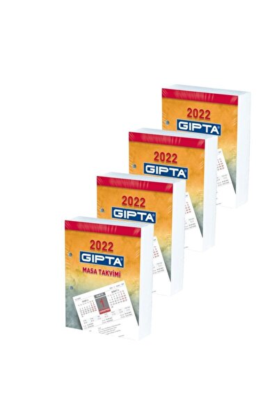 Gıpta 2022 تقويم مكتب كتلة 10x13 سم 4 قطع