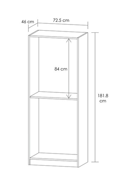 MOBİLİQUE Vegas Gardrop 2 Askılı No:1
