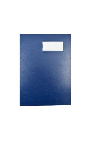 Önder Signature File with Skin Cloth Cover Navy Blue 24 Sheets 7123-6