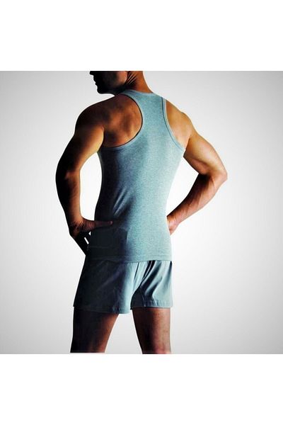 Yıldız Çamaşır Yıldız 377 Formen Gray Lycra Rambo Undershirt