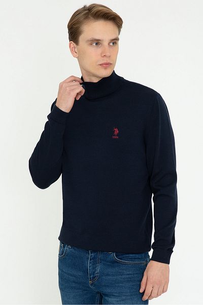 U.S. Polo Assn. Pulover pentru bărbați bleumarin