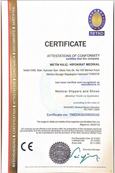 Hipokrat Medikal Sabo Хипократ въздушно-омекотена подметка, напълно ортопедични пантофки Sabo