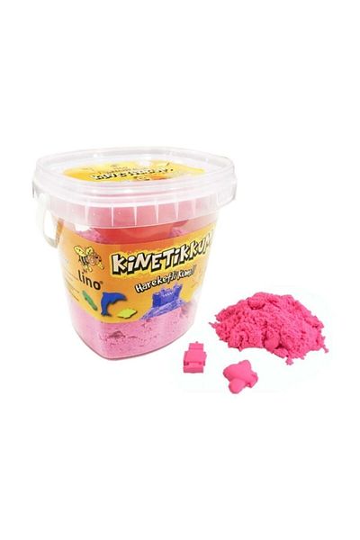 Lino 500 Gr Pink Bucket with Kinetic Sand Mold