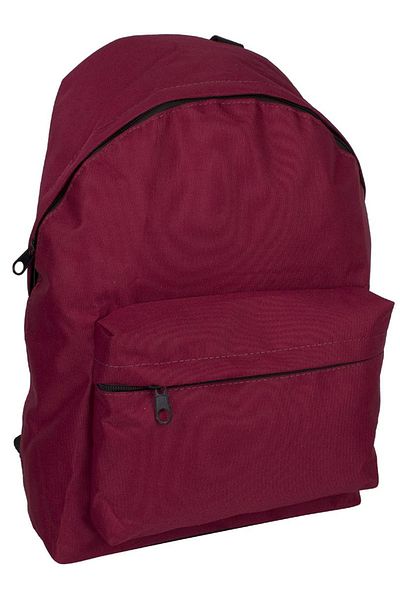 Bagacar 126 Excaption Daily School Backpack Claret Red