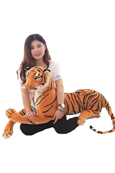 hediyecik 130 Cm Büyük Boy Gerçek Görünümlü Peluş Kaplan