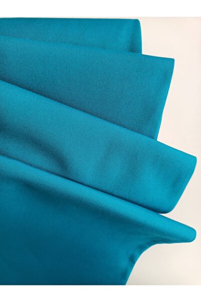 fabricorg قماش البطة قماش الكتان باللون الفيروزي (50 × 180 سم)