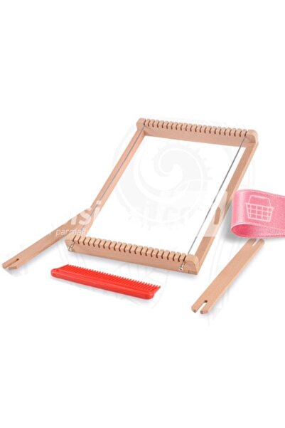 Şirin Kasnak 14 Kanallı Eğitim Dokuma Tezgahı - 18 X 26 Cm - 414