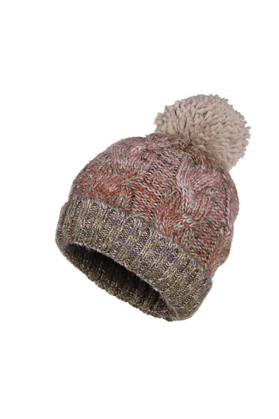 Fonem Women's Cotton Hera Beret Fo 2546 Multi Khaki