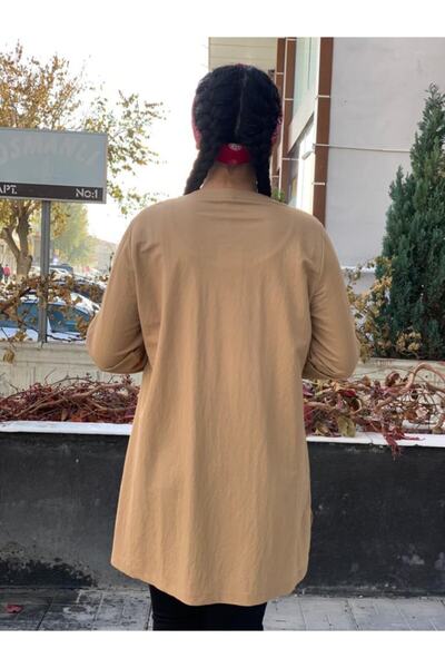 FUAT GÜRSEN Women's Printed Blouse with Laced Hem