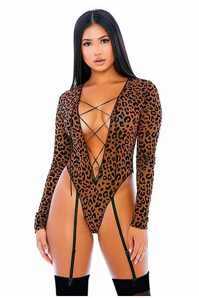 For Dreams Costum elegant și sexy pentru femei, cu detaliu de bretele 8292