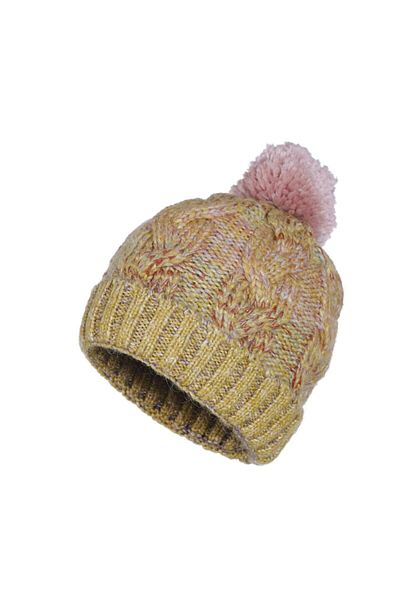 Fonem Women's Cotton Hera Beret Fo 2546 Multi Mustard Color
