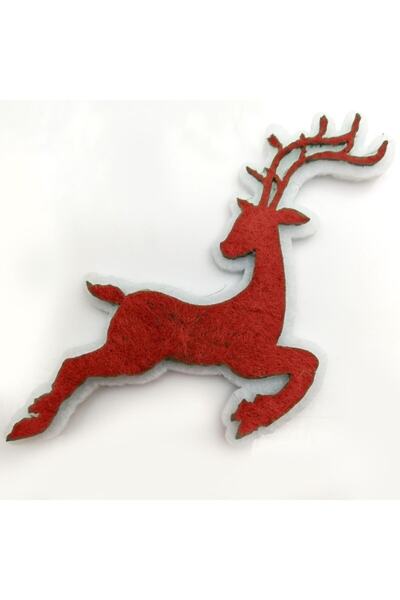 Lora Davet Новорічні прикраси з фетру Олень (6 ШТ.) Червоний - 16230
