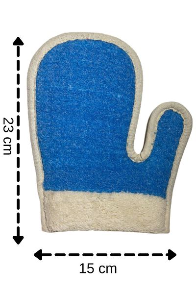 ELGALA Pouch Polyester Fingered Gloves Body Fiber Pumpkin Fiber Blue Color