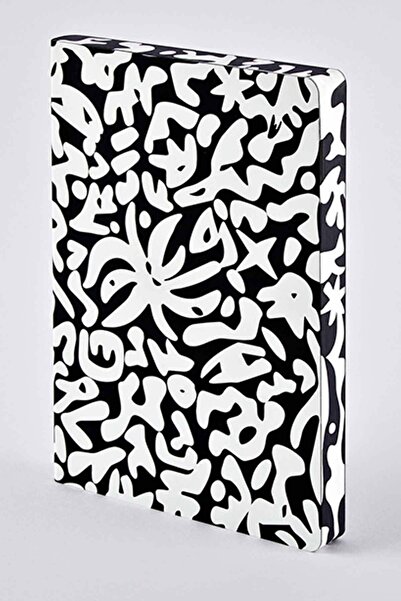 NUUNA Gray Dotted Notebook Da Da (A5 Premium Paper - 256 Pages)