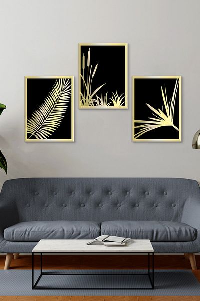 ÖZCANLAR ÇERÇEVE Özcanlar Decoration Multiple Frames Prints Print Set Home Decor Bedroom Decoration Painting