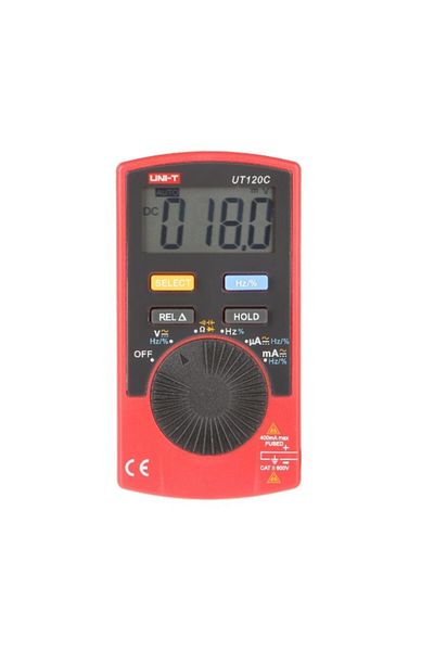 Unit Unı-t Ut 120c جهاز قياس رقمي متعدد احترافي للجيب Ut120c