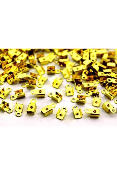 yfhobi 50 Adet - 10x5 Mm Sarı Kaplama, Bağlantı Sıkıştırma, Ip Bağlantı Apara...