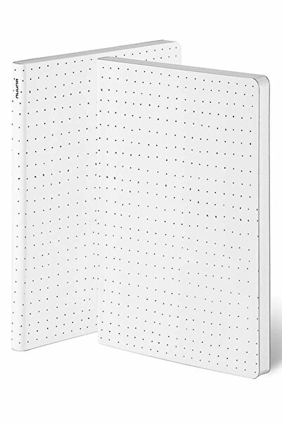 NUUNA Gray Dotted Notebook Dots (A5 Premium Paper - 176 Pages)