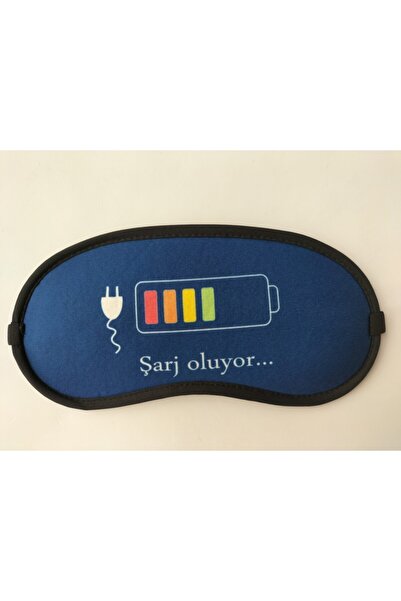 MİSS84 Sarj Oluyor Uyku Maskesi Göz Bandı