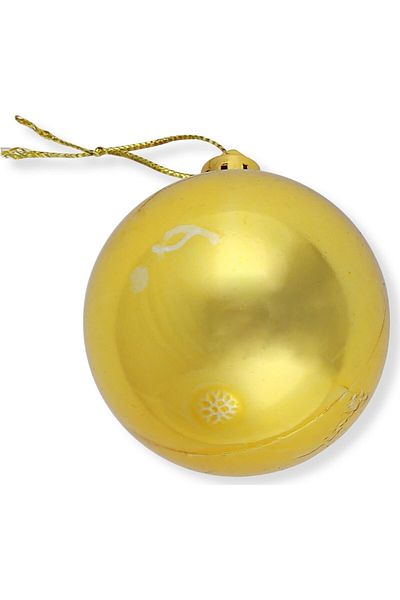 Kikajoy Στολίδι Χριστουγεννιάτικο Δέντρο Cici Balls 6 εκ. 6 Τεμάχια Χρυσό