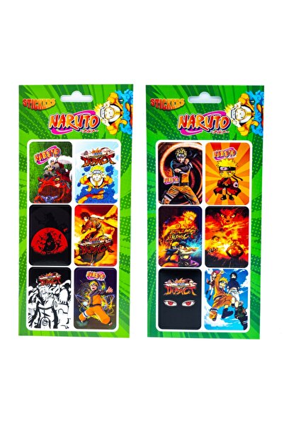 Wiccu Gifts Anime Naruto 12'li Sticker
