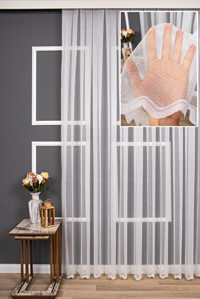 perdealemi Прості візерунки, в'язані прямі тюлеві штори, 600x250, звичайний в...