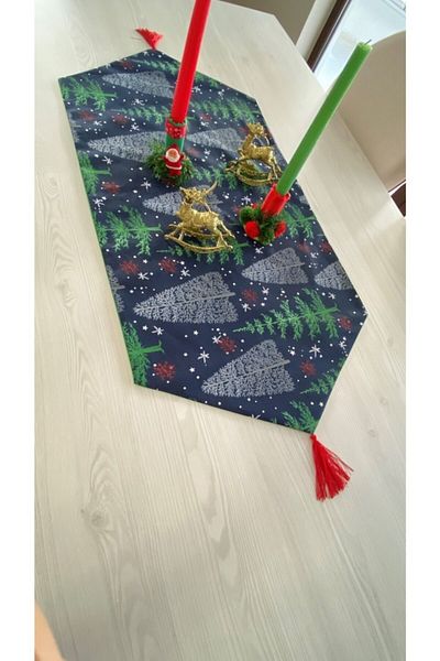 White Alamode Πρωτοχρονιάτικο Special Blue Green Runner