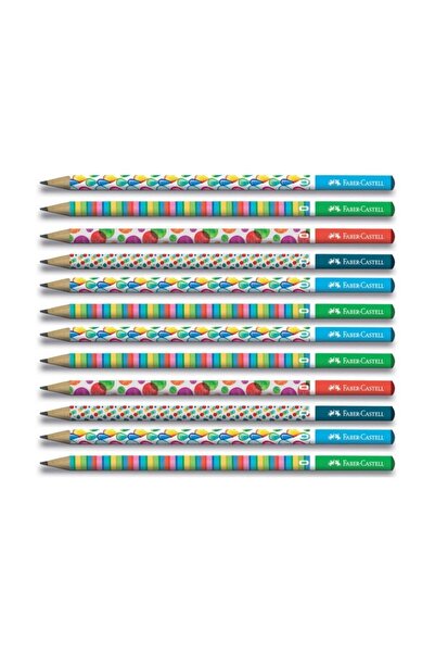 Faber Castell Bubble 2b Round Pencil 12 Pack (5244119222)